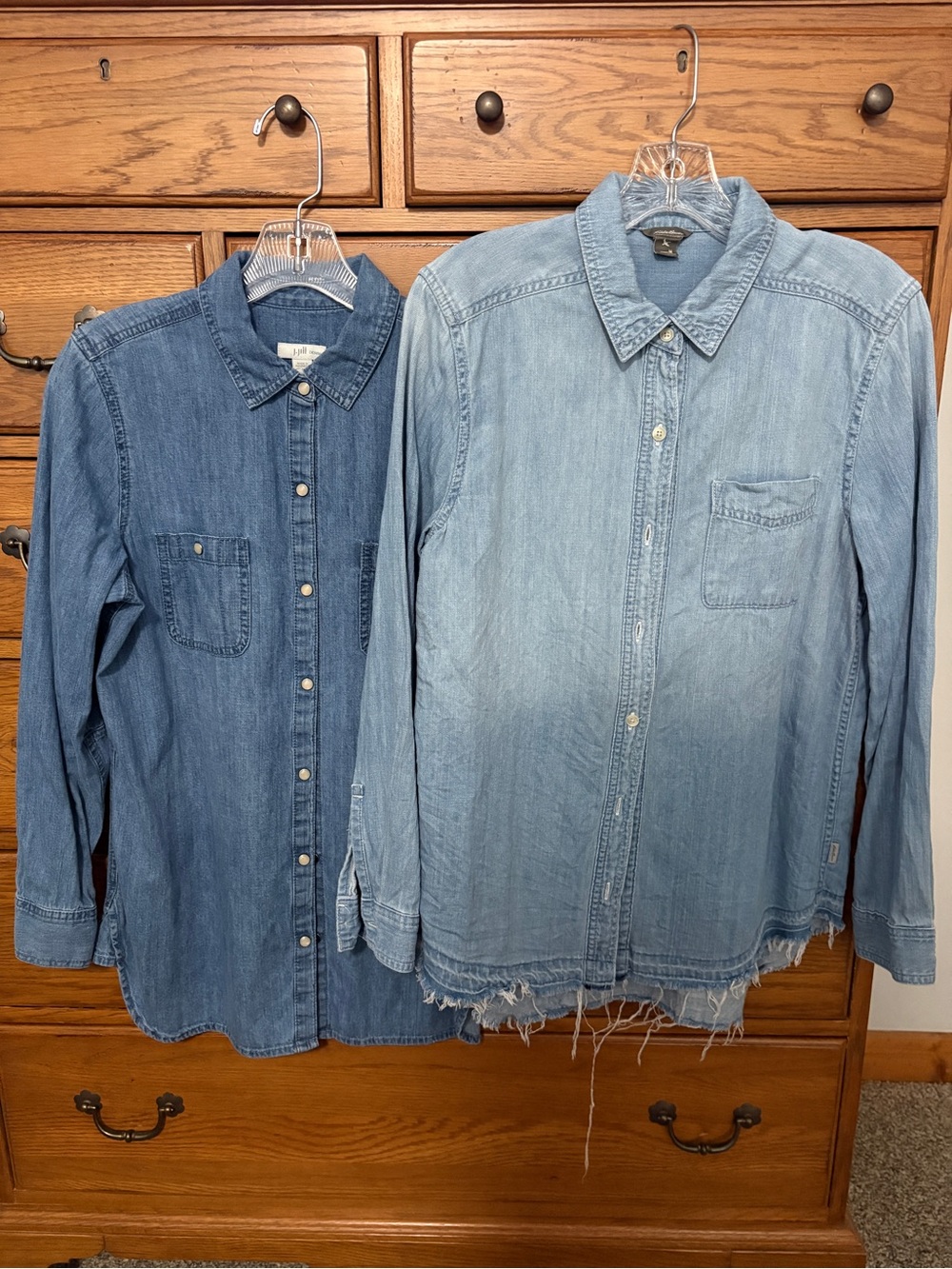 Denim shirts